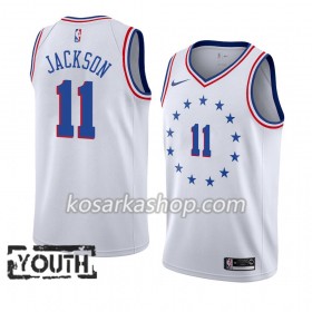 Dres Philadelphia 76ers Demetrius Jackson 11 Nike 2018-19 Bijela Swingman - Dječji